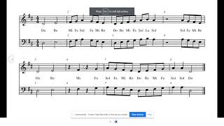 Sight Singing L-3 E-20 4/4 D