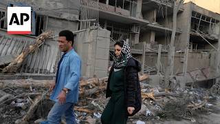 Scene in Tehran as buildings reduced to rubble after Israel and US strikes