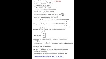 Les structures algébriques:  exercice 3