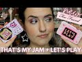 NEW Too Faced Mini Palettes That's My Jam and Let's Play | Swatches, Comparisons and Tutorial!