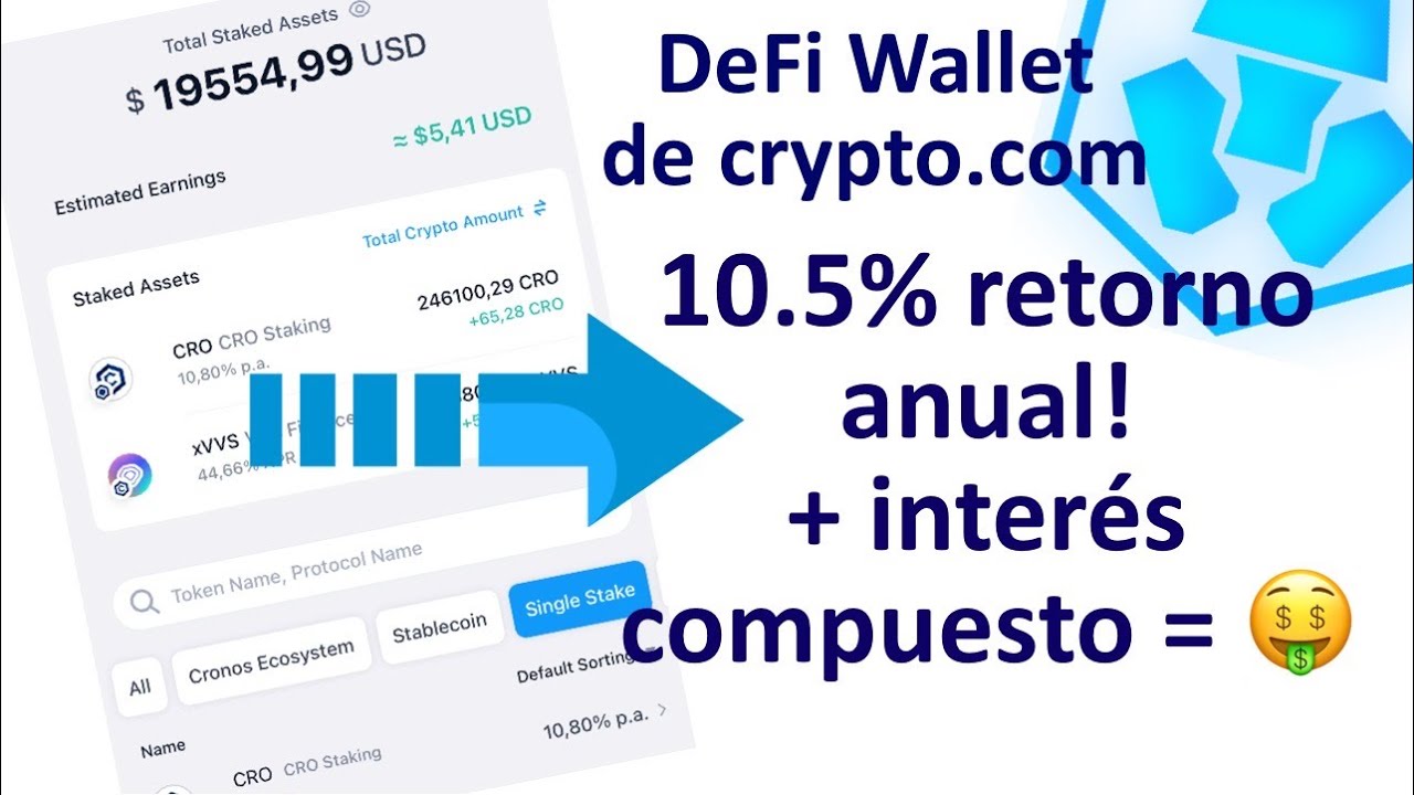 ➡️ ¡La DeFi Wallet de CRYPTO.COM es una maquina de hacer dinero con interés  compuesto! 🚀