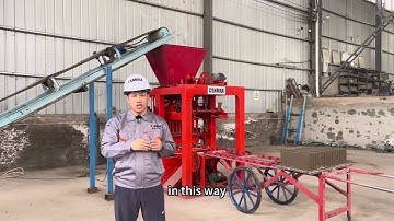 QT4-26 / QT4-24 semi-automatic concrete block machine | the most detailed demonstration from CANMAX