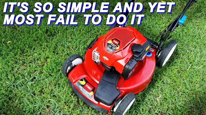 Cleaning A Toro Mower And Talking About Maintenance