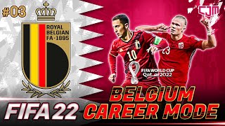 FIFA 22 Belgium Career Mode | Adu Tajam Haaland & Lukaku! Pertandingan Kedua Lawan Norway #3