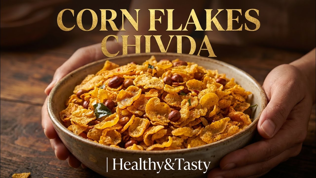 Corn Flakes Chivda | Healthy & Tasty Evening Snack | Easy Recipe