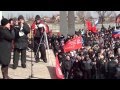 Антифашистский марш в Мариуполе 08 марта 2014года ч.10