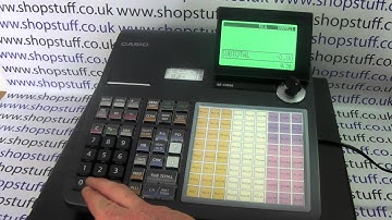How To Use The RA (Received On Account) Button To Open The Till Drawer On The Casio SEC450 SEC3500