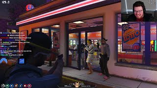Dundee SECRETLY joins Pursuit as Benji robs 24/7 Store | GTA RP NoPixel 3.0 Twitch