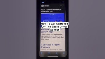 How To Get Approved Off The Spark Driver Waitlist #spark #sparkdriver #waitlist #waitlisted #gigapps