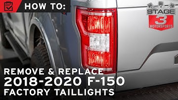 How to Remove & Replace 2018-2020 F150 Taillights & Bulbs