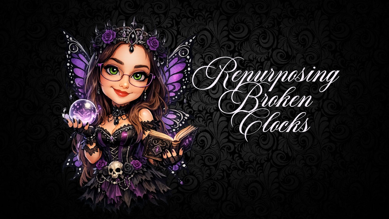 Repurposing Broken Clocks Into Coffee Tables ~ Made & Designed By Alanah The Artistic Butterfly