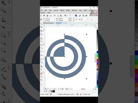 3D circle logo