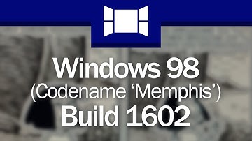 Windows 98 Build 1602: “You Shoulda Been There”
