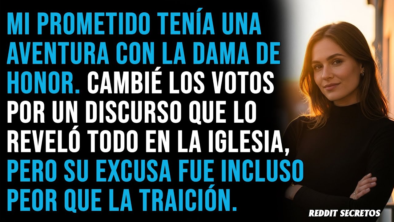 Mi prometido me engañó con mi dama de honor. Los expuse en el altar, pero su excusa fue aún peor.