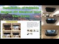 Installation of Foldable Magnet RV Blackout Roof Fan/Vent Covers