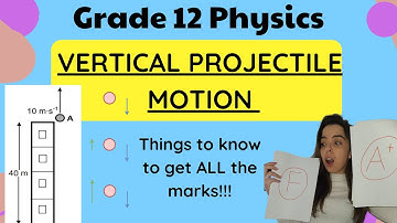 Grade 12 Vertical Projectile Motion SUMMARY: Things you MUST know!
