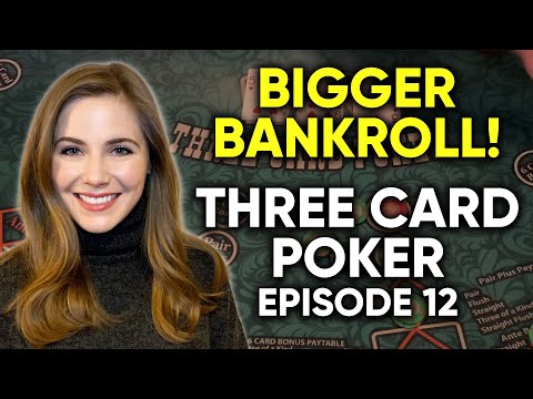 BIGGER BUY IN! Can I Crush The Table? $2000 VS 3 Card Poker! Episode 12