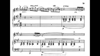 Sibelius - Nocturne Op 51, No 3 (piano accompaniment)