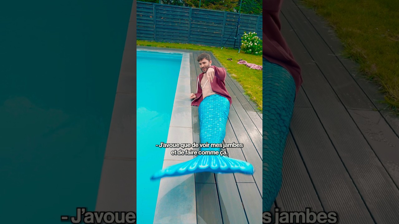 J’essaie la queue de sirène