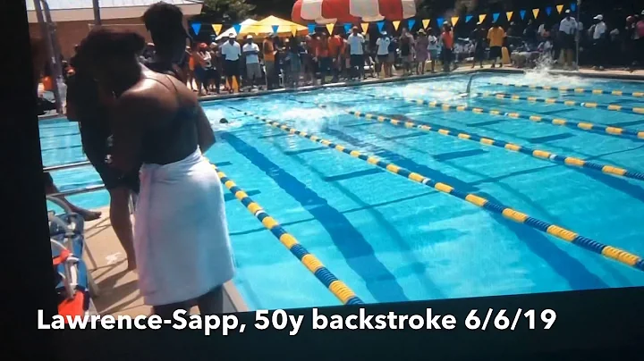 Lawrence Sapp 50m backstroke
