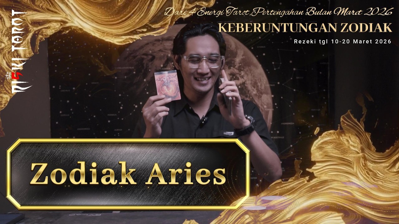 Zodiak Aries,tentang keberuntungan atau rezeki zodiak di pertengan bulan Maret 2026 dari 4 energi