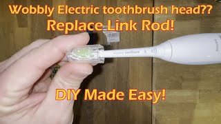 Philips Sonicare Electric Toothbrush HX6980 Link Rod replacement Easy DIY  metal shaft