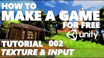 Unity Tutorial For Beginners - How To Make A Game - Part 002 - TEXTURES & INPUT