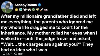 Full After my millionaire grandfather died and left me everything, the parents who ignored me.... News