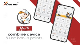 How to combine device & use bonus points on Xhorse App screenshot 1