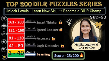 Set 23 | Top 200 DILR Puzzle Series| CAT 2026 | A Perfect Example of Why DILR Is Not Guesswork.