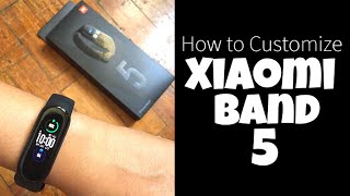 How to Customize XIAOMI BAND 5 via Mi Fit App