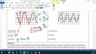 11-1 (graphing sine & cosine functions) example 3