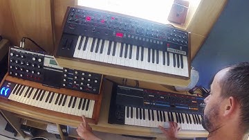 Ambient Synth Music Video : Featuring Roland Juno 106, Moog Voyager and Prophet 6
