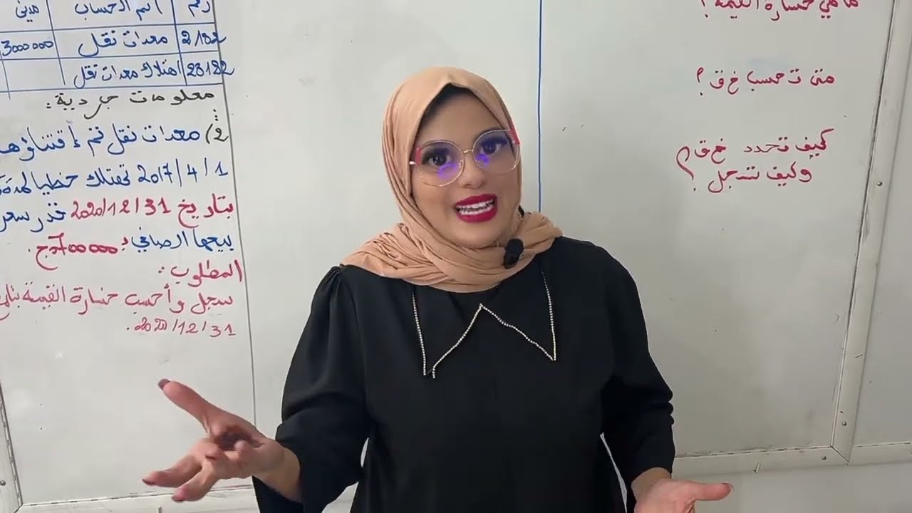 إذا كنت خايف من الاهتلاكات ومعندكش منهجية بش تحلهم جبتلك الحل ومعاهم تطبيق على خسارة القيمة باك 2021