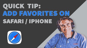 Quick Tip: How To Add Favorites (Shortcuts) in Safari on iOS Devices