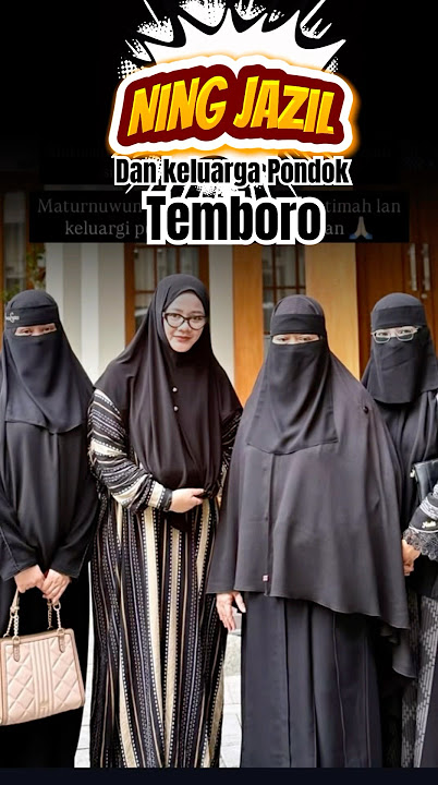 Ning Jazil kerawuhan keluargi Pondok Temboro Magetan #ningjazil #temboro #guskautsar