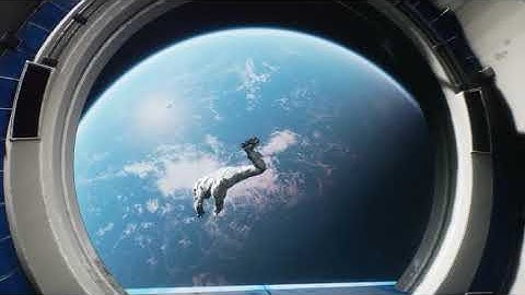 An Astronaut Jumping – Defying Gravity on Another World 🌕 (4K Space Scene) 🎬