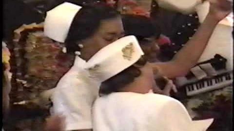 Bishop A G Conyers, Elder Clifton Ingram, Sis. Peg...