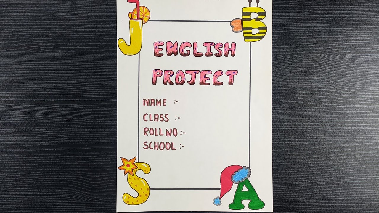 english assignment border design