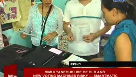 Simultaneous use of old & new voting machines, risky — Malacañang