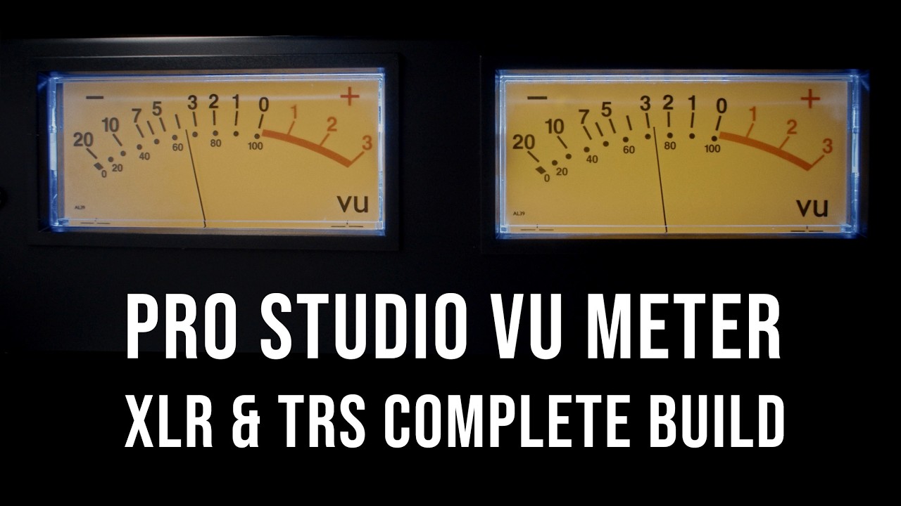 SIFAM Analog VU Meter Complete Build with Passion & Care