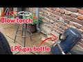 LPG gas bottle - how to empty it and get rid of the gas safely 