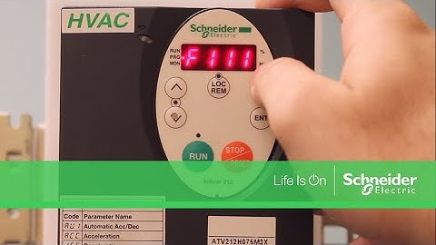 Configuring Altivar™ ATV212 & ATV21 to Run in Reverse Mode | Schneider Electric