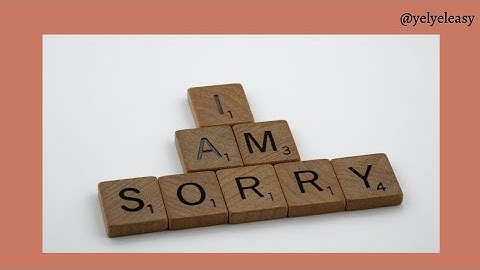 "I am sorry" in different languages........