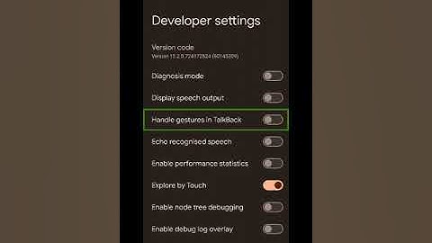 check out this Android accessibility sweet TalkBack screen reader handle gestures feature don