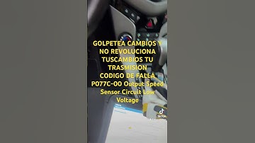 P077C GOLPEA TU TRASMISION CHEVY CRUZE 2011  #mecanizacion #chevroletcruze #automobile #mechanic