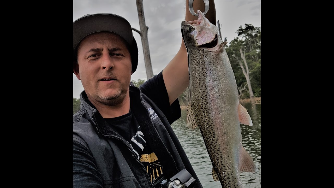 Blue Rock Lake boating Rainbow Trout YouTube
