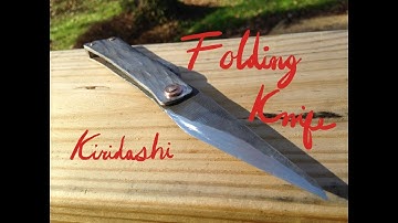Making a Kiridashi Knife Friction Folder