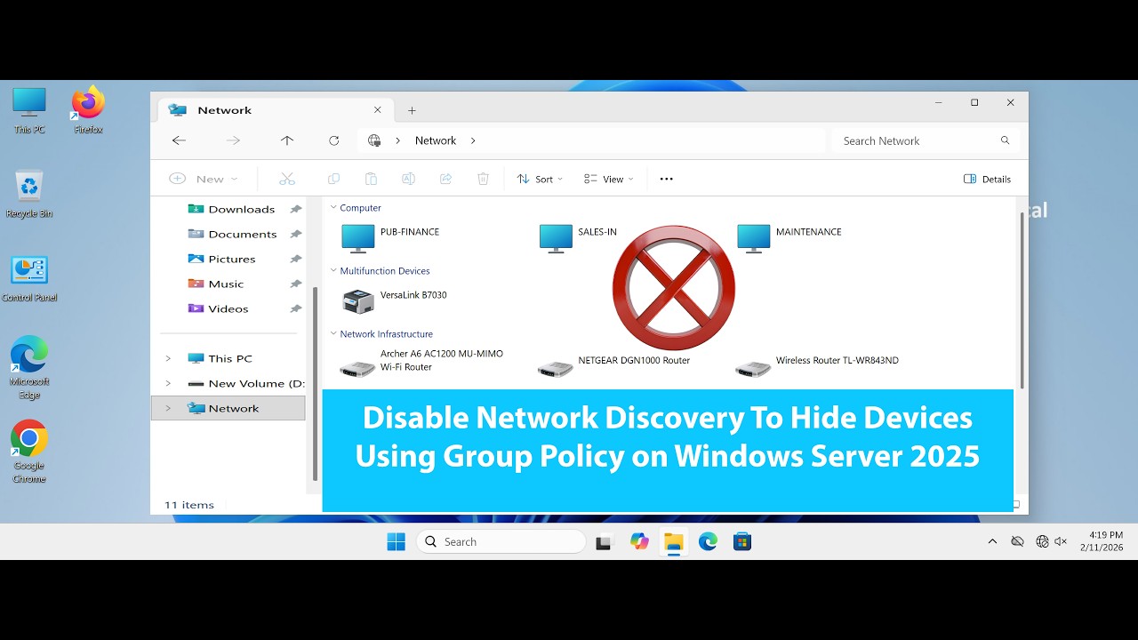 Disable Network Filtering Software Disable Network Discovery Intune