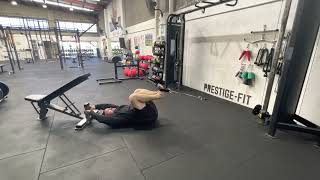 Bilateral Cable Hip Flexion demonstration
